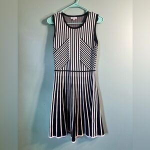 Black and white dress, size large, thick material.